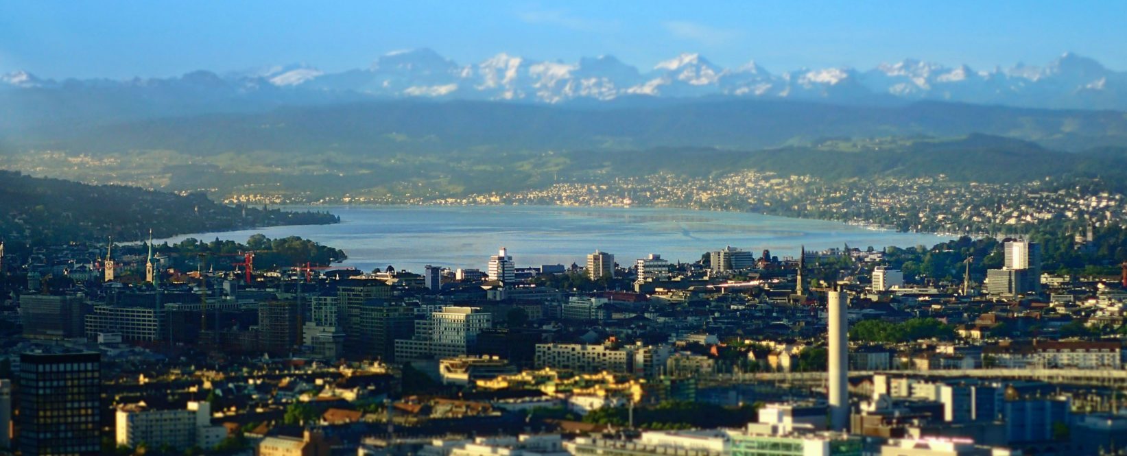 Panoramic view of Zurich